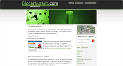 Desktop Screenshot of biocarburant.com