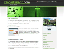 Tablet Screenshot of biocarburant.com